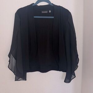 Black lightweight Sheer Formal Cover Up